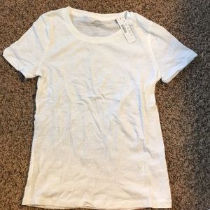 J. Crew White Vintage Cotton Tee
